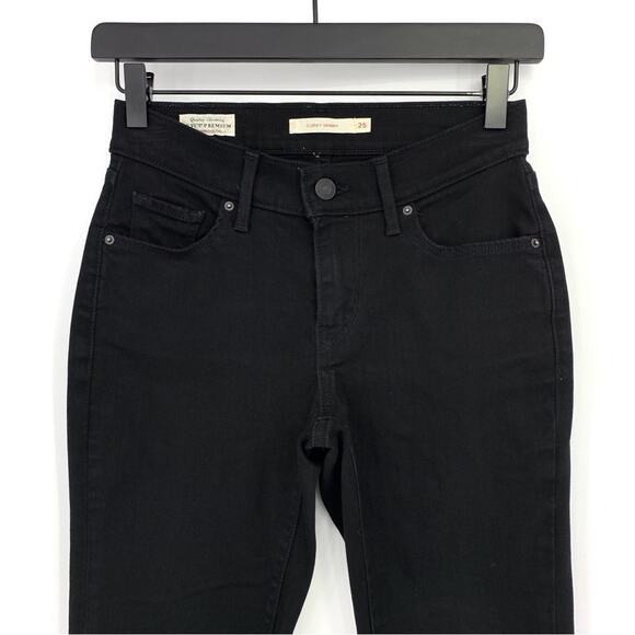 LEVI'S Premium Curvy Skinny Jean Black 25 - Picture 2 of 10